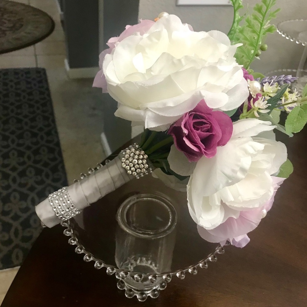 Hand made wedding bouquet very pretty